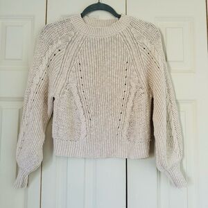 American Eagle Cream Sweater Size XS